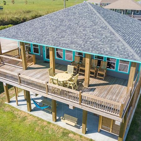 Stylish 4Br Crystal Beach Retreat Walk To Beach Bolivar Peninsula Exterior foto